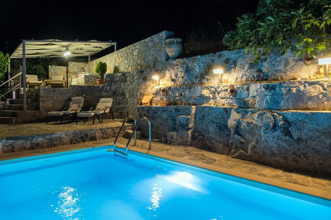 Stone Built Villa Galatia, Poolside & Perfect View Karés Dış mekan fotoğraf
